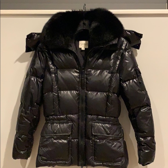 sam black puffer jacket